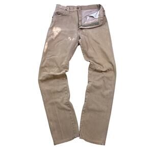 Vtg 70s thrashed Wrangler 13MWZKH 31x36 blush pink faded sun bleached dyed